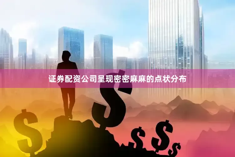证券配资公司呈现密密麻麻的点状分布
